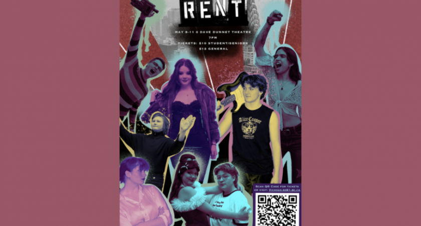 RENT the MUSICAL -May 8-11, 7pm at Dave Dunnet Theatre