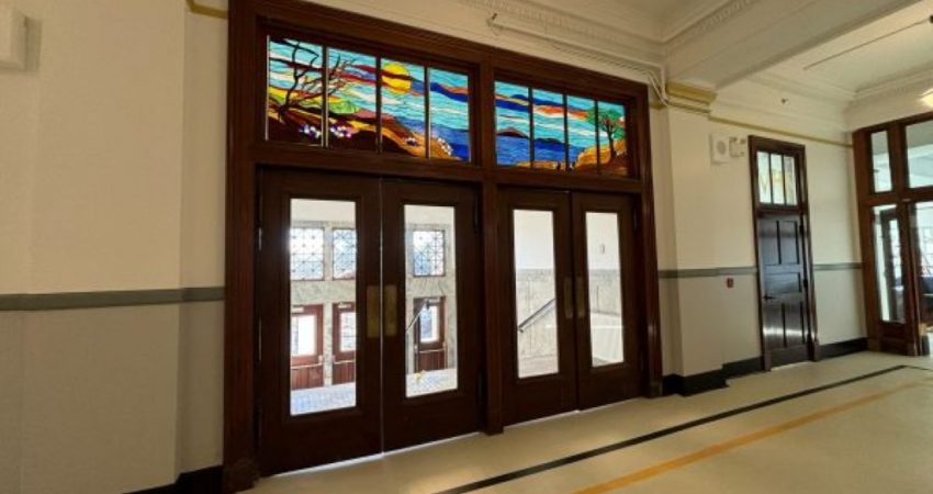 Stained Glass Main Entrance